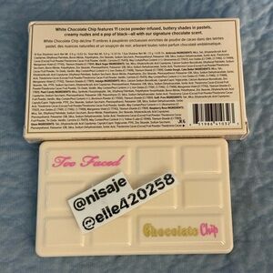 Too Faced White Chocolate Chip Eye Shadow Palette Discontinued
